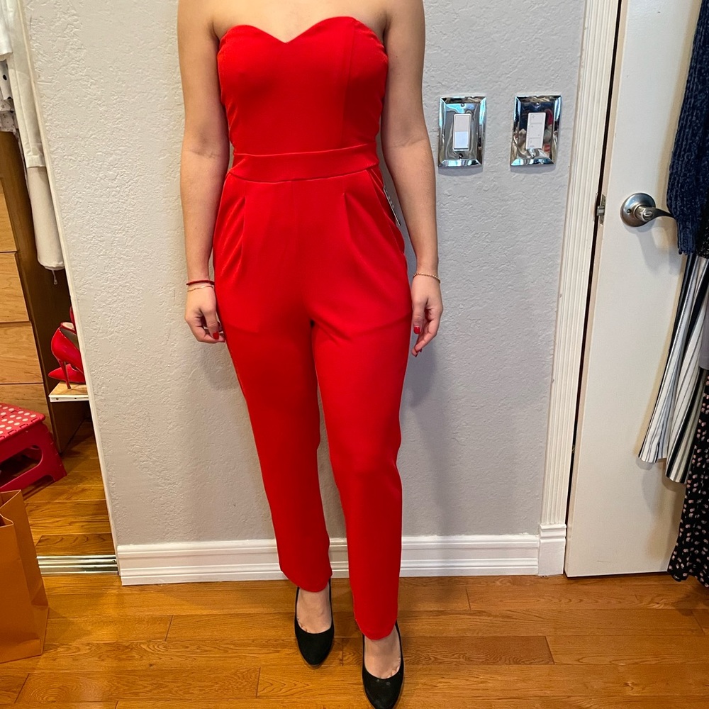Express Strapless Jumpsuit